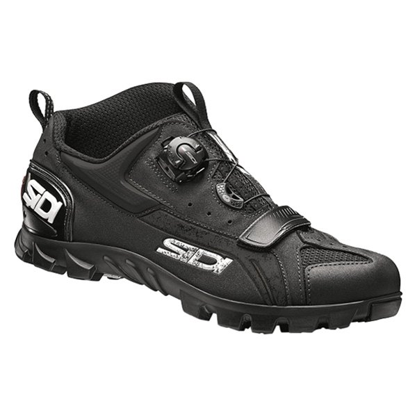 Sidi® - Men's Defender™ MTB 7.2 Size Black/Black Clip and Flat Cycling Shoes