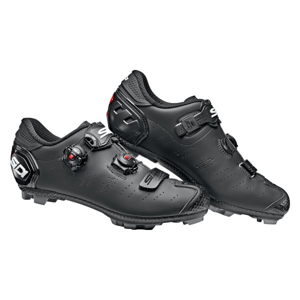Sidi® - Men's Dragon 5™ SRS™ Matt™ MTB 7.6 Size Matte Black Clip Cycling Shoes