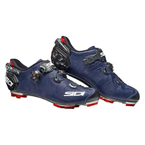 Sidi® - Men's Drako 2™ SRS™ Matt™ MTB 8.4 Size Matte Blue/Black Clip Cycling Shoes