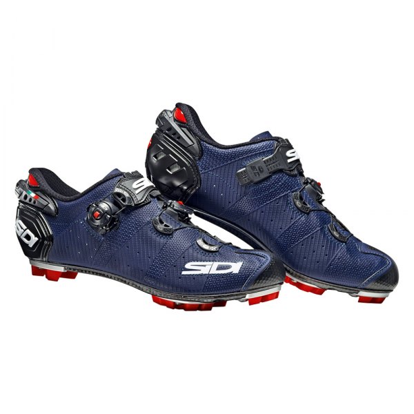 Sidi® - Men's Drako 2™ SRS™ Matt™ MTB 10 Size Matte Blue/Black Clip Cycling Shoes