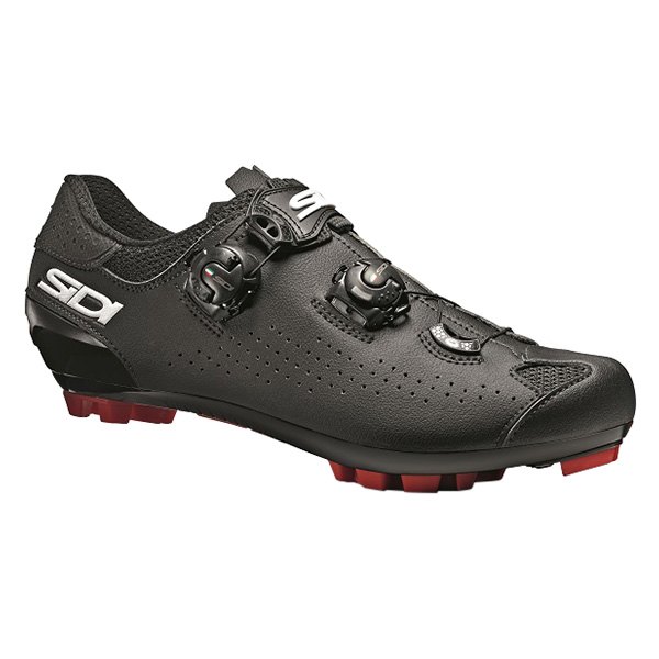 Sidi® - Men's Dominator 10™ MTB 6.4 Size Black/Black Clip Cycling Shoes