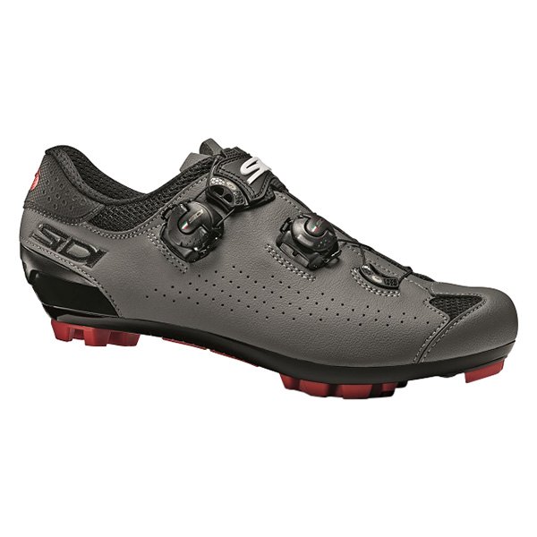 Sidi® - Men's Dominator 10™ MTB 6.4 Size Black/Gray Clip Cycling Shoes