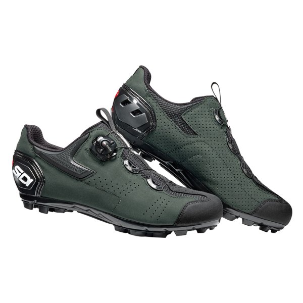 Sidi® - Men's Gravel™ MTB 8 Size Dark Green Clip Cycling Shoes