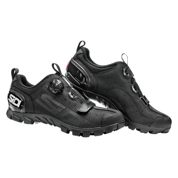 Sidi® - Men's SD15™ MTB 4.9 Size Black Clip and Flat Cycling Shoes