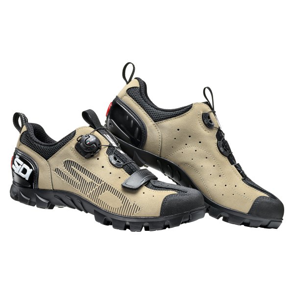 Sidi® - Men's SD15™ MTB 4.9 Size Sand/Black Clip and Flat Cycling Shoes