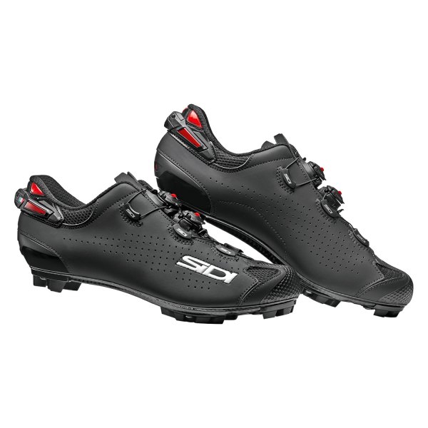 Sidi® - Men's Tiger 2™ SRS Carbon™ MTB 8 Size Black/Black Clip Cycling Shoes