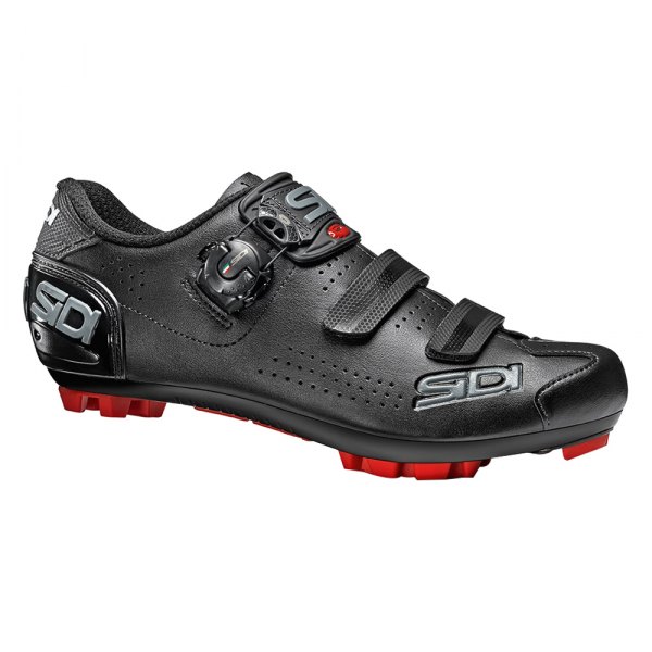 Sidi® - Men's Trace 2™ MTB 7.6 Size Black/Red Clip Cycling Shoes