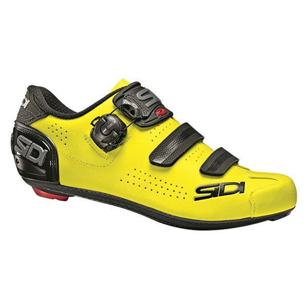 Sidi® - Men's Alba 2™ 9.6 Size Yellow Fluo/Black Road Clip Cycling Shoes