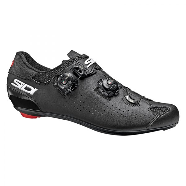 Sidi® - Men's Genius 10™ 8 Size Black/Black Road Clip Cycling Shoes