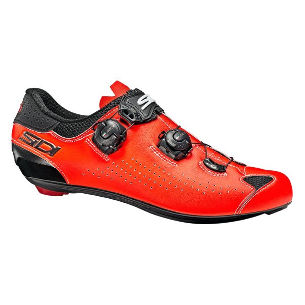 Sidi® - Men's Genius 10™ 8 Size Black/Red Road Clip Cycling Shoes