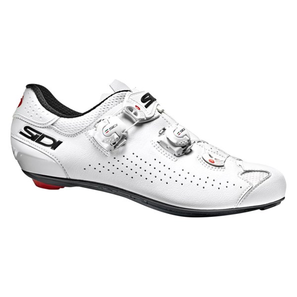 Sidi® - Men's Genius 10™ 8 Size White/White Road Clip Cycling Shoes