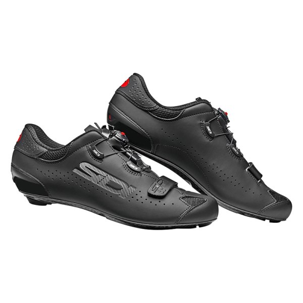 Sidi® - Men's Sixty™ 10.4 Size Black/Black Road Clip Cycling Shoes