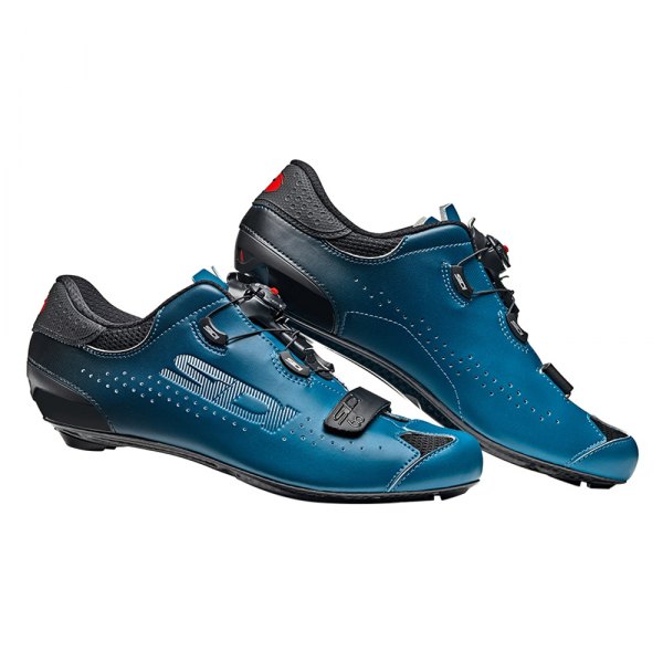 Sidi® - Men's Sixty™ 8 Size Black/Petrol Road Clip Cycling Shoes