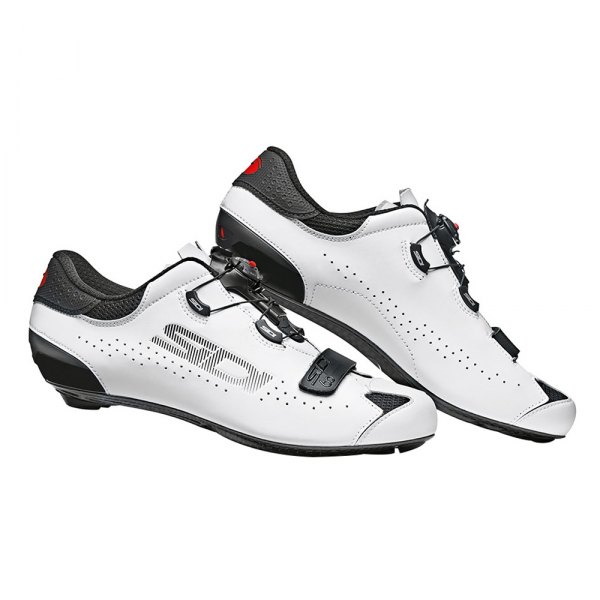 Sidi® - Men's Sixty™ 11.2 Size Black/White Road Clip Cycling Shoes