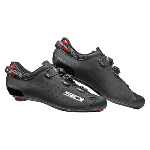 Sidi® - Men's Shot 2™ 10.4 Size Black/Black Road Clip Cycling Shoes