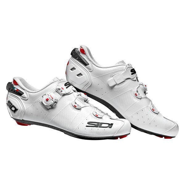 Sidi® - Men's Wire 2 Carbon™ 7.6 Size White/White Road Clip Cycling Shoes