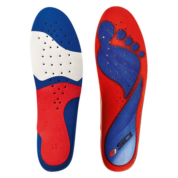 Sidi® - Memory™ 4.9 Size White/Red/Blue Cycling Insoles