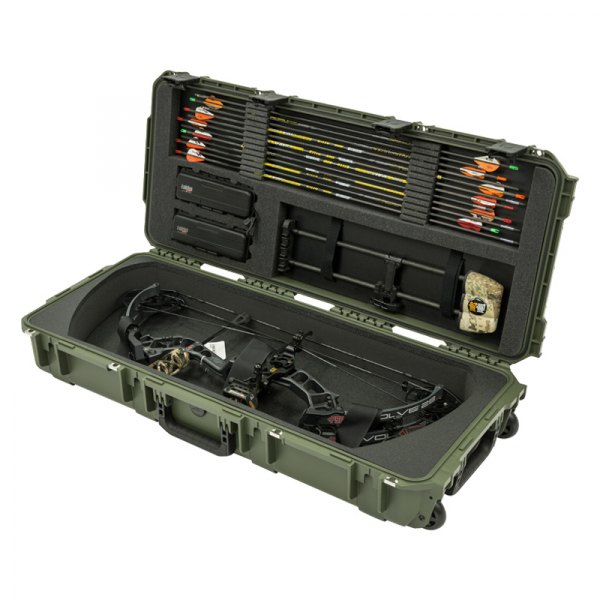 SKB® - iSeries™ 34.5" x 13.75" x 4" Olive Parallel Limb Bow Case