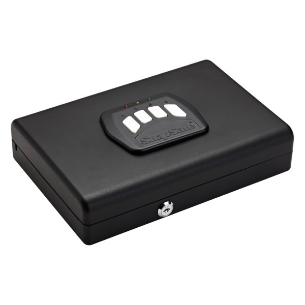 SnapSafe® - 8.5" x 11" x 2.25" Black Steel Keypad Lock Pistol Safe