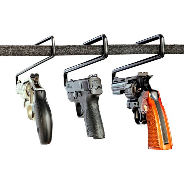 SnapSafe® - Black Metal 3-Gun Pistol Hangars