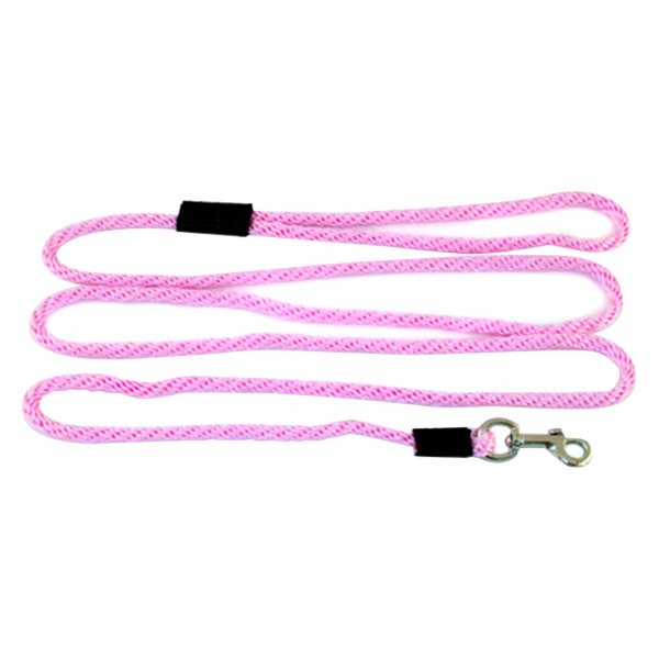 Soft Lines® - 72" Hot Pink Propylene Rope Snap Dog Leash