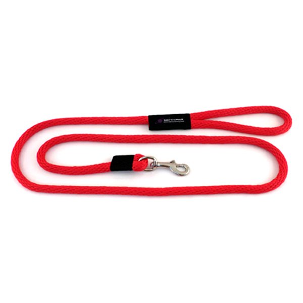Soft Lines® - 72" Red Propylene Rope Snap Dog Leash