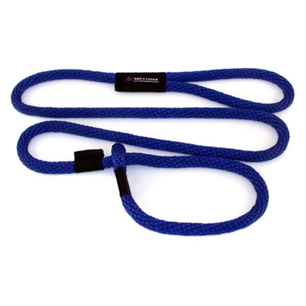 Soft Lines® - 96" Royal Blue Propylene Rope Slip Dog Leash