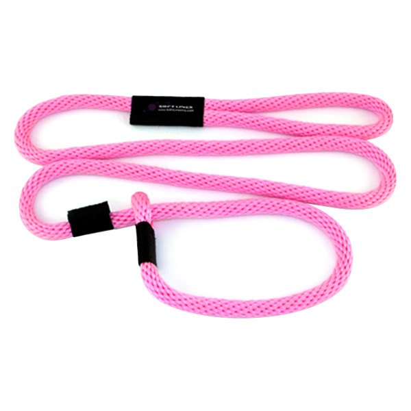 Soft Lines® - 72" Hot Pink Propylene Rope Slip Dog Leash