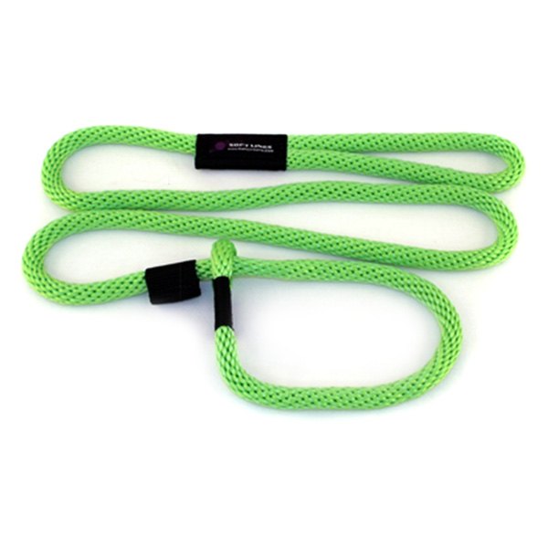 Soft Lines® - 120" Lime Green Propylene Rope Slip Dog Leash
