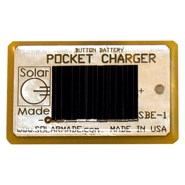 Solar Made® - Solar Button Battery Charger