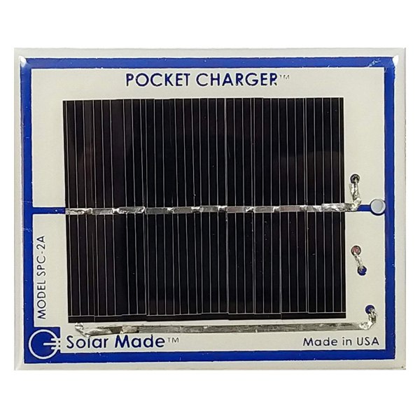 Solar Made® - Solar Pocket Battery Charger for AA, C or D Batteries