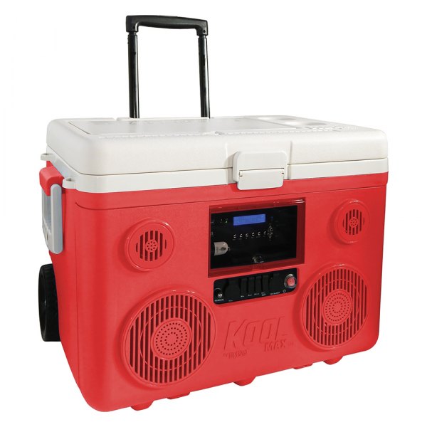 Sondpex® - KoolMax 40 qt Red Wheeled Hard Audio Cooler