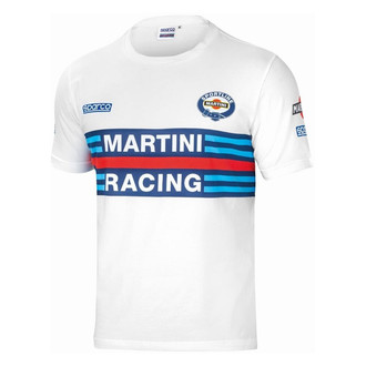 Sparco® - Men's Martini Small White T-Shirt