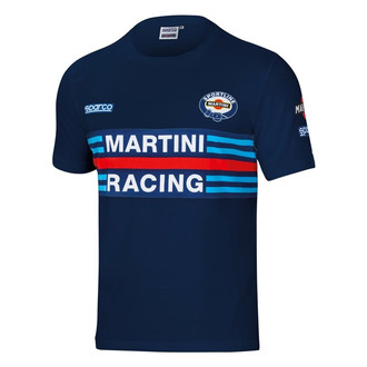 Sparco® - Men's Martini Small Navy T-Shirt