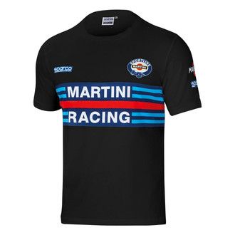 Sparco® - Men's Martini Small Black T-Shirt