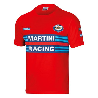 Sparco® - Men's Martini Medium Red T-Shirt