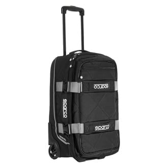 Sparco® - Travel™ 55 L Black/Silver Rolling Bag