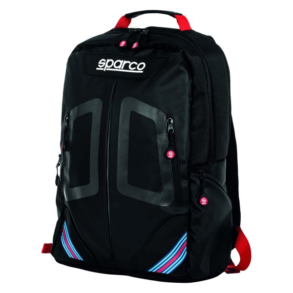 Sparco® - Stage Martini Racing™ 15 L Black/Red Unisex Everyday Backpack