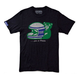 Sparco® - Men's Pilota Small Charchoal T-Shirt
