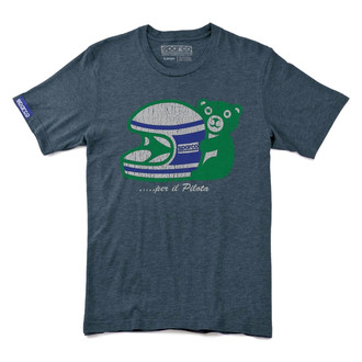 Sparco® - Men's Pilota Medium Indigo T-Shirt