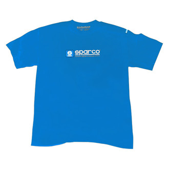 Sparco® - Men's WWW Tri Logo Sparco Medium Blue T-Shirt