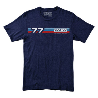 Sparco® - Men's Rally Tri Logo Sparco X-Large Navy T-Shirt