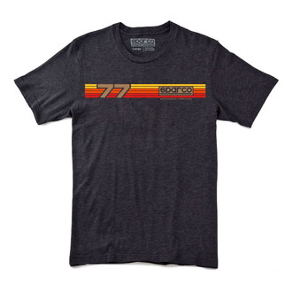 Sparco® - Men's Rally Tri Logo Sparco Small Black T-Shirt