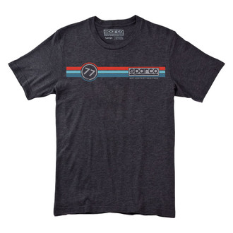 Sparco® - Men's Circuit Tri Logo Sparco X-Large Gray T-Shirt