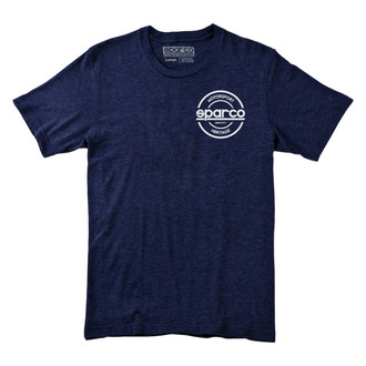 Sparco® - Men's Seal Tri Logo Sparco Large Navy T-Shirt