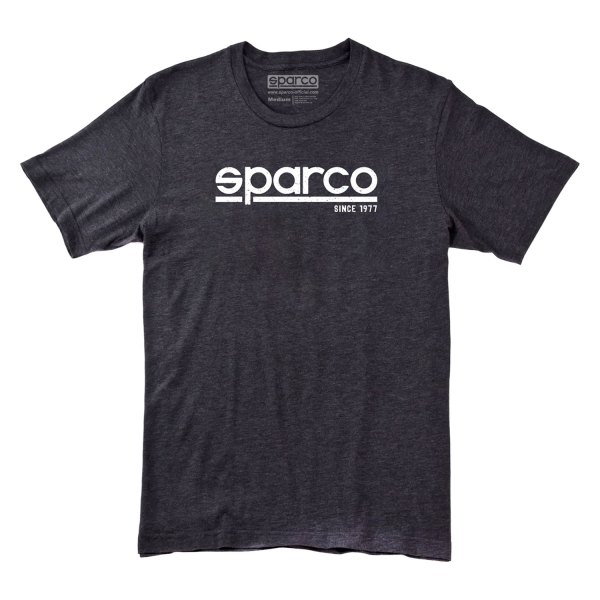 Sparco® - Men's Corporate Logo Sparco Medium Black T-Shirt