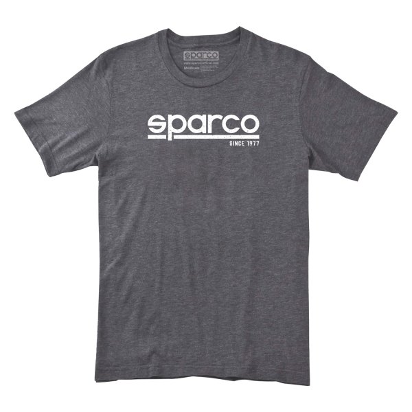 Sparco® - Men's Corporate Logo Sparco Medium Gray T-Shirt