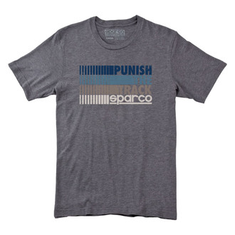 Sparco® - Men's Punish Logo Sparco XX-Large Gray T-Shirt