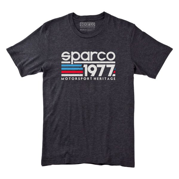 Sparco® - Men's Vintage 77 Logo Sparco Small Black T-Shirt