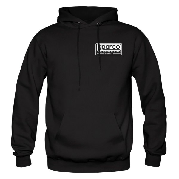 Sparco® - Men's Heritage X-Small Black Sweatshirt